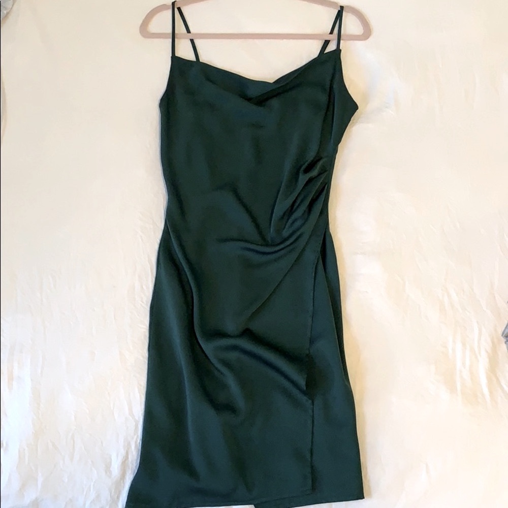 Boutique 1861 silk, cowl neck dress